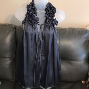 Violet & Claire ruffle collar top